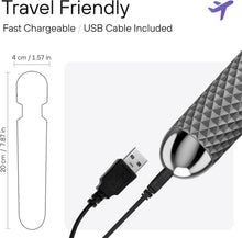 Load image into Gallery viewer, Handheld USB Rechargeable Personal Wand Massager - Waterproof &amp; Quiet Relief