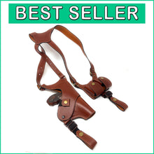 Load image into Gallery viewer, Premium Colombian Leather Shoulder Holster for Concealed Carry - S&amp;W &amp; Taurus