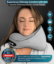 Load image into Gallery viewer, Reversible Airplane Neck Pillow for Comfortable Travel – Includes Carry Clip