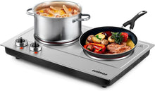 Load image into Gallery viewer, Portable Hot Plate with Dual Infrared Burners - Perfect for Student Homes &amp; RVs