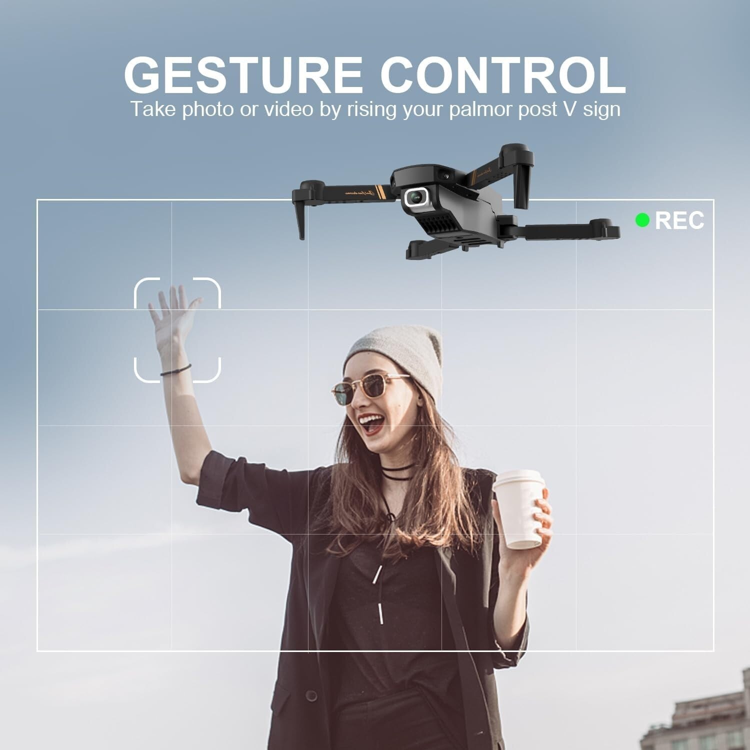 1080P HD FPV Quadcopter Drone - Compact, Foldable & Perfect for All Skill Levels