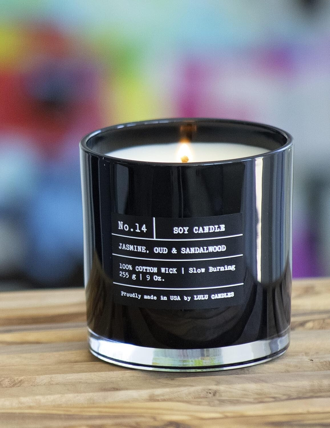 Eco-Friendly Jasmine, Oud & Sandalwood Candle Duo - Highly Scented & Memorable