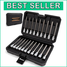 Load image into Gallery viewer, 20PC Extra Long Allen Hex Socket Set - Chrome Vanadium Steel with Case