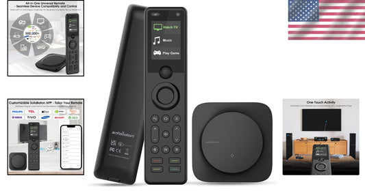 Effortless X1S Universal Remote: Smart Home Integration, Macro Buttons Included