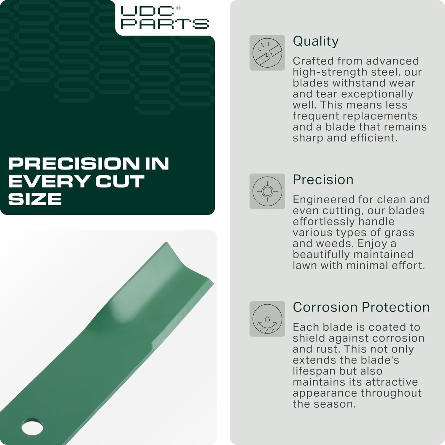 Triple Pack of Precision Blades for Toro TimeCutter & Exmark 50 Inch Mowers