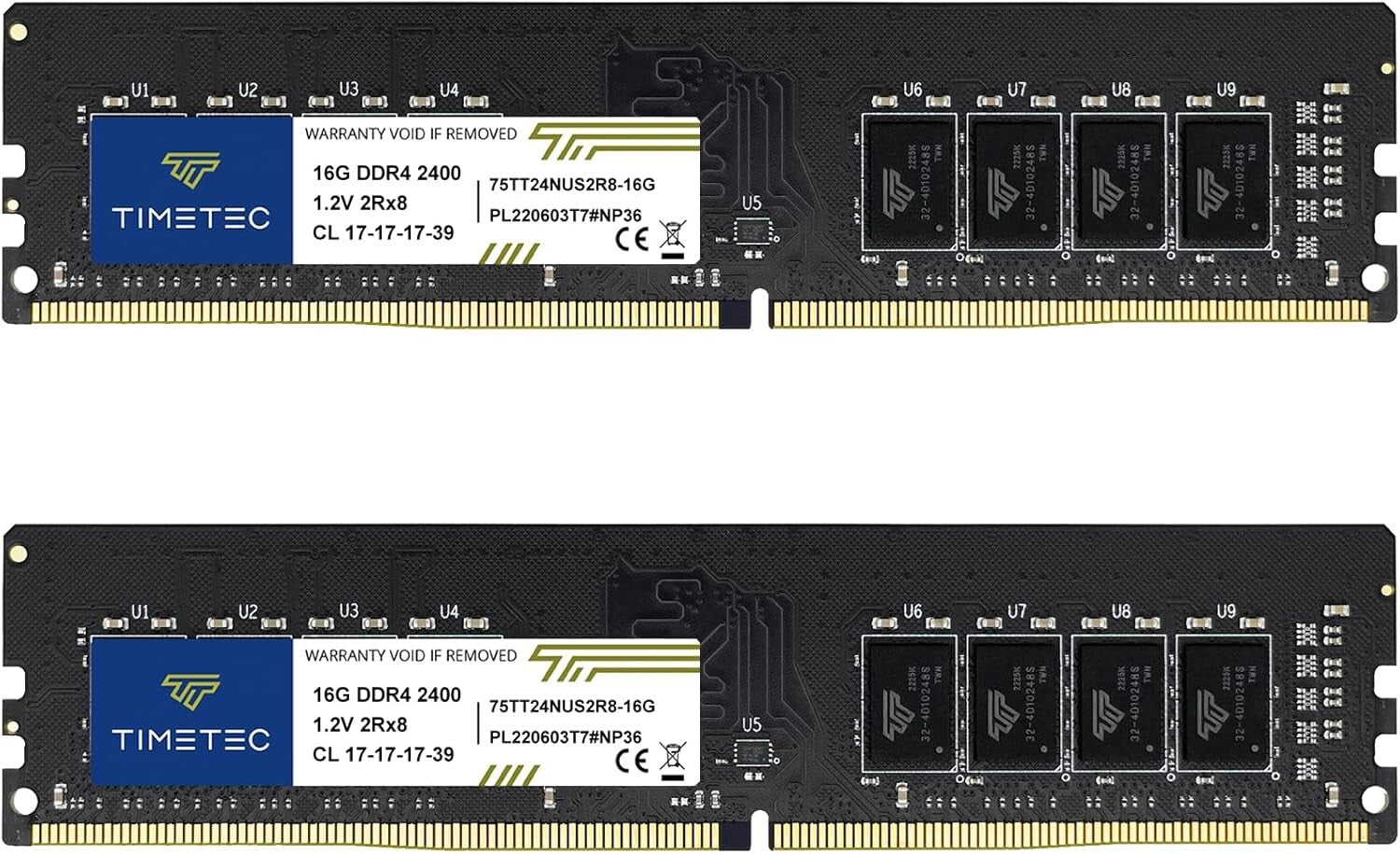 Enhanced 32GB RAM (2x16GB) 2400MHz Desktop Memory - Lifetime Warranty Included