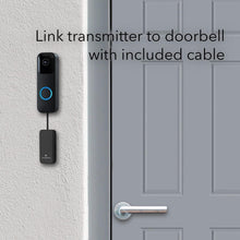 Load image into Gallery viewer, Blink-Compatible Wireless Doorbell Chime - Multiple Receivers Supported, Black