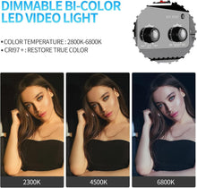 Load image into Gallery viewer, GVM 2 Pack Bi-Color LED Video Lighting Kit - APP Control &amp; 10%-100% Brightness