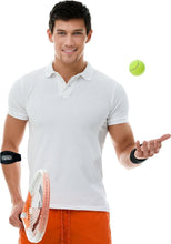 Load image into Gallery viewer, 2-Count Tennis Elbow Brace with Compression Pad &amp; Wrist Sweatband - Pain Relief
