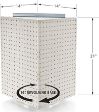 Load image into Gallery viewer, 14" Rotating Countertop Display with 32 Hooks - Perfect for Retail Merchandising