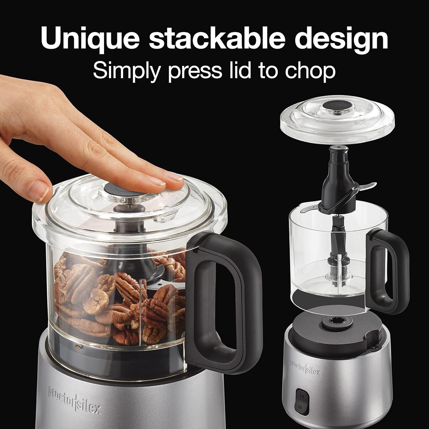 Versatile Mini Food Processor with Stainless Steel Blades - Effortless Chopping