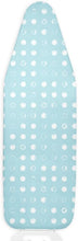 Load image into Gallery viewer, Aqua Blue &amp; Cream Wool Ironing Board Cover - Non-Slip &amp; Adjustable Design
