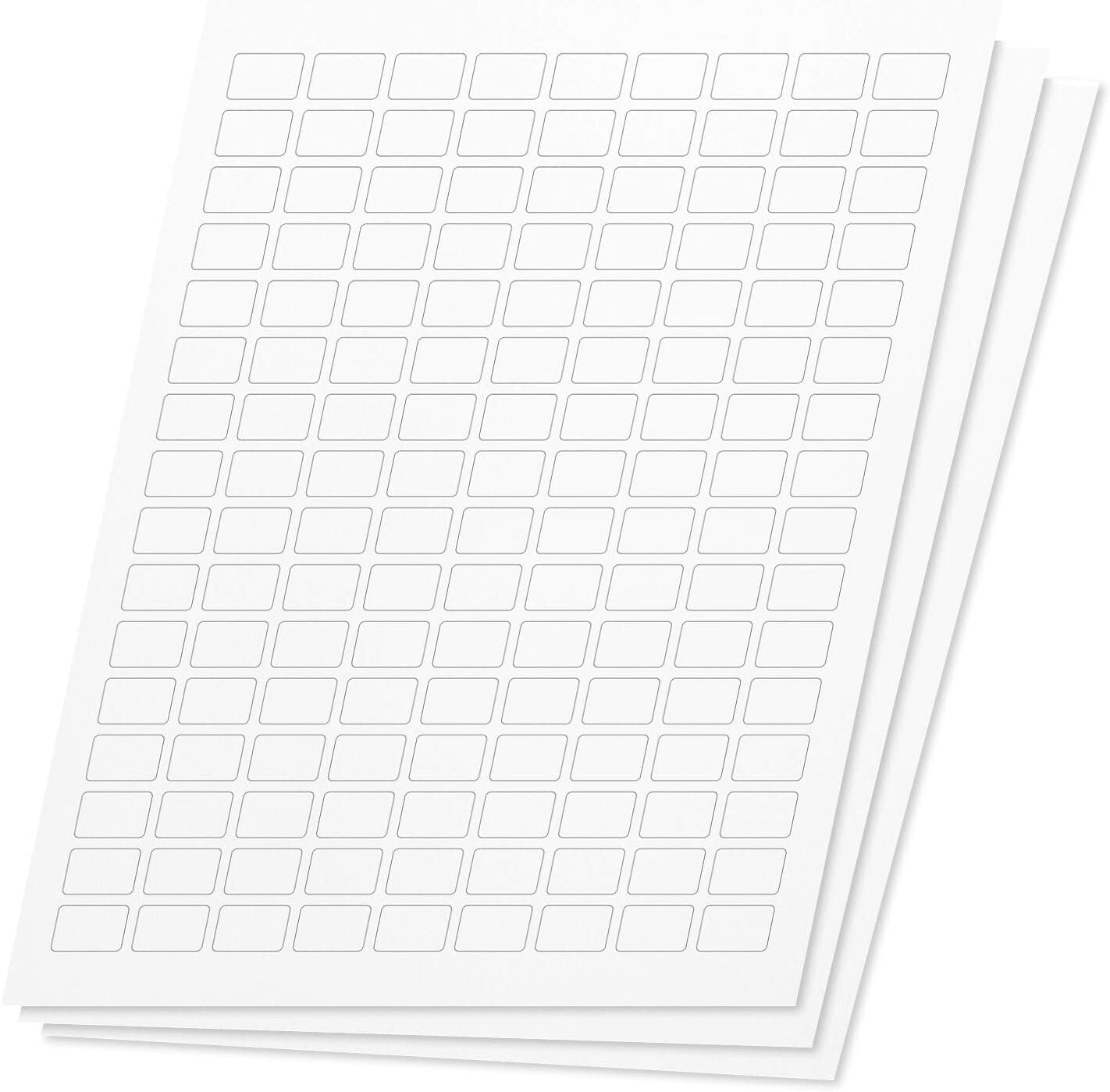 144 Rectangular 3/4 x 1/2 Labels - 21600 Total - For Laser & Inkjet Printers