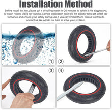 Load image into Gallery viewer, Durable 10x2.125 Solid Rubber Tire - Anti-Puncture for Electric Scooters (2pcs)