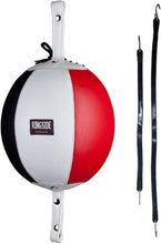 Load image into Gallery viewer, Versatile 9" Leather Boxing Double End Bag with Rubber Cables - Unisex Training
