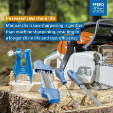 Load image into Gallery viewer, Compact 3/16'' Chain Saw Sharpener with Depth Gauge - Ideal for Quick Sharpening