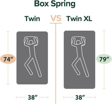 Load image into Gallery viewer, Twin XL Quick Assembly Box Spring - Sturdy 7-Inch Metal Frame with Warranty