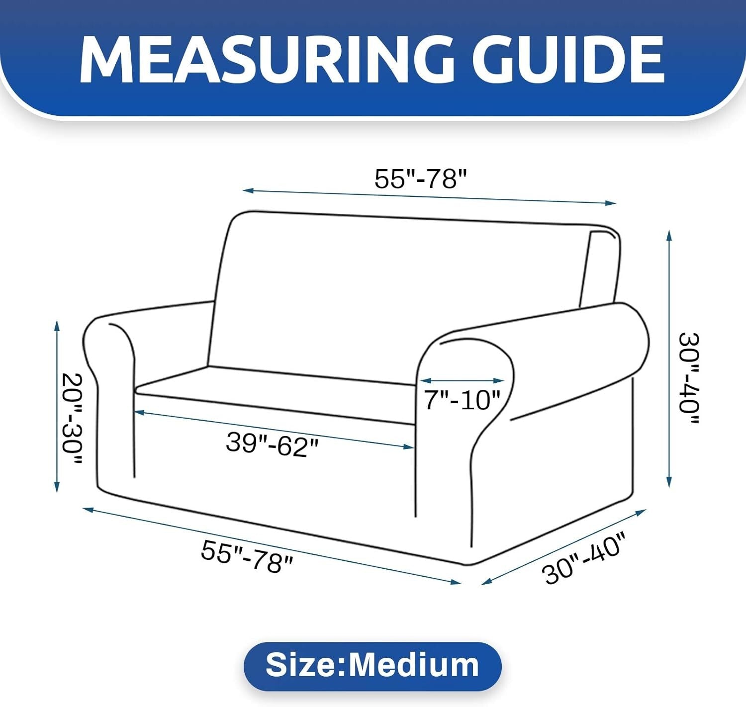 Wrinkle-Resistant Stretch Sofa Slipcover - Beige for Kids and Pet-Friendly Homes
