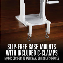 Load image into Gallery viewer, Manual Meat Tenderizer with Slip-Free Base &amp; C-Clamps - Perfect for Thick Cuts