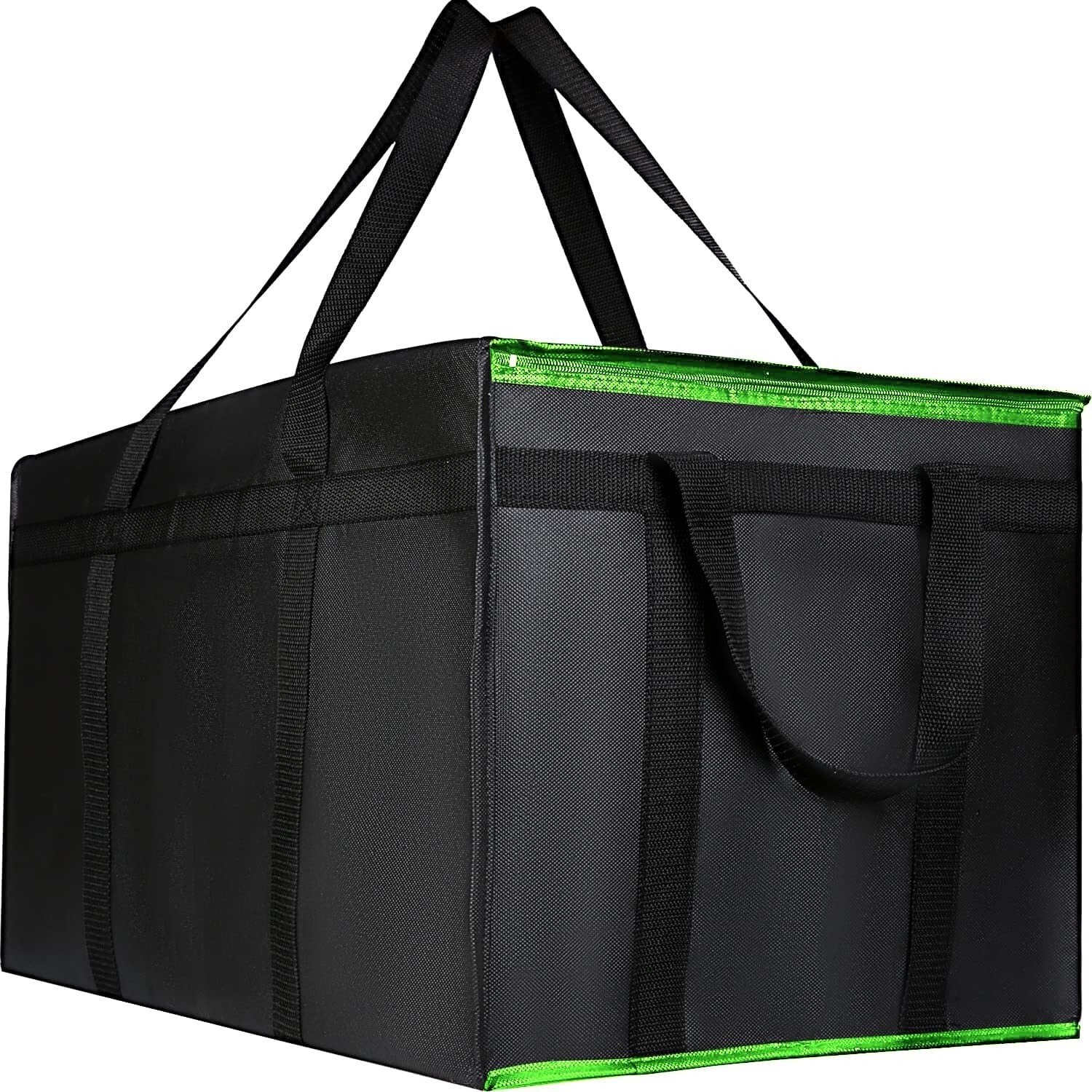Eco-Friendly 2 Pack Insulated Grocery Shopping Bags - Collapsible & Durable