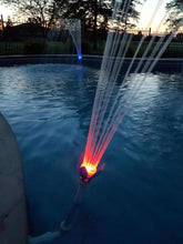 Load image into Gallery viewer, 3-Piece LED Pool Lighting Set - Water-Powered Fun for 2000 Hours of Enjoyment