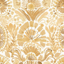 Load image into Gallery viewer, Saffron Sun Peel &amp; Stick Damask Wallpaper - Effortless Home Transformation
