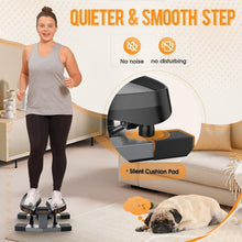Load image into Gallery viewer, Stair Exercise Machine w/ LED Monitor &amp; Hydraulic System - 330lbs Weight Limit