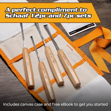 Load image into Gallery viewer, Set of 4 High-Quality Fishtail Chisels &amp; Gouges - Ideal for Woodworking Artistry