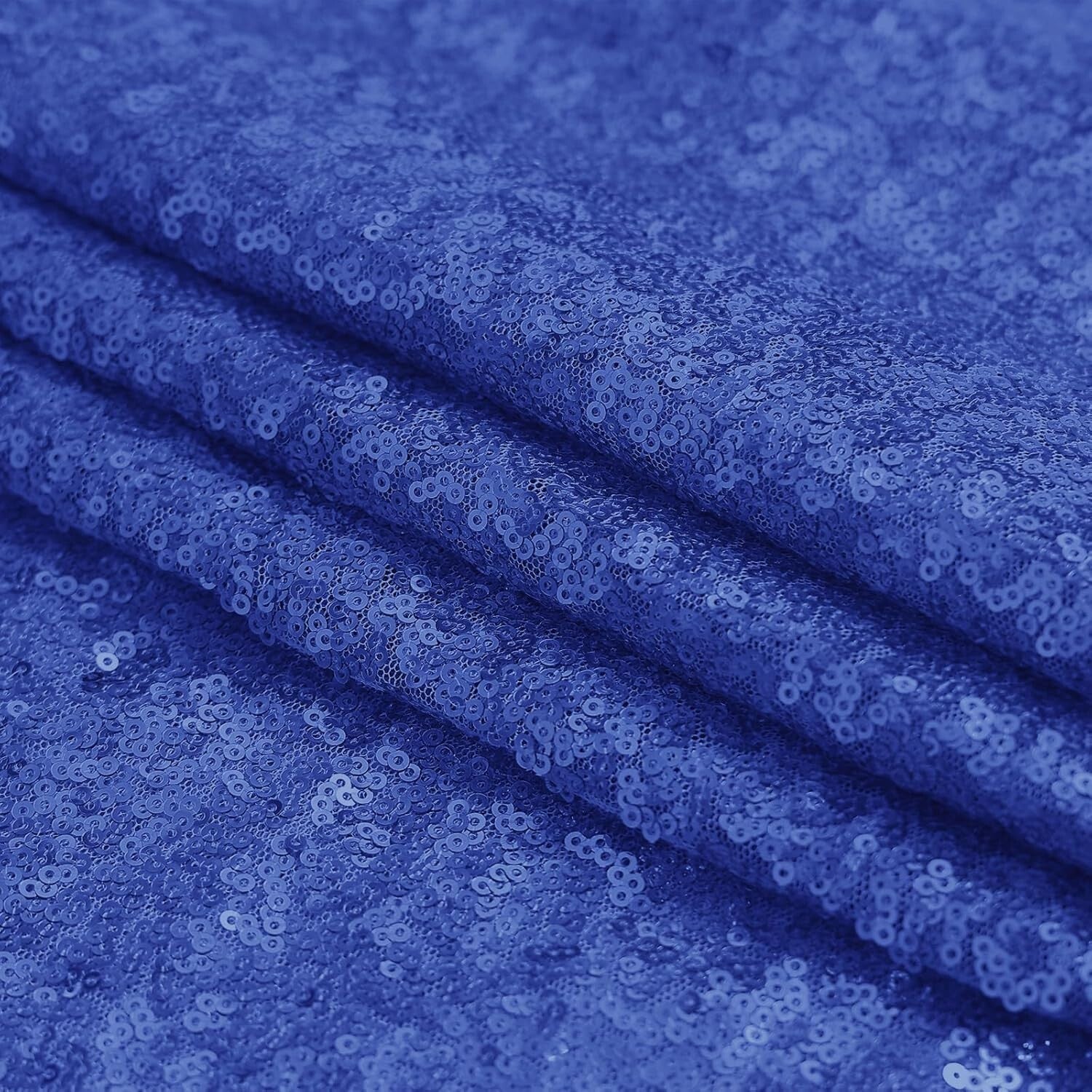 Elegant 4-Piece Navy Sequin Photography Backdrop - 2FT x 8FT Perfect for Parties