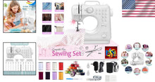 Load image into Gallery viewer, Versatile Mini Sewing Machine for Beginners - Complete Kit &amp; Dual Power Design