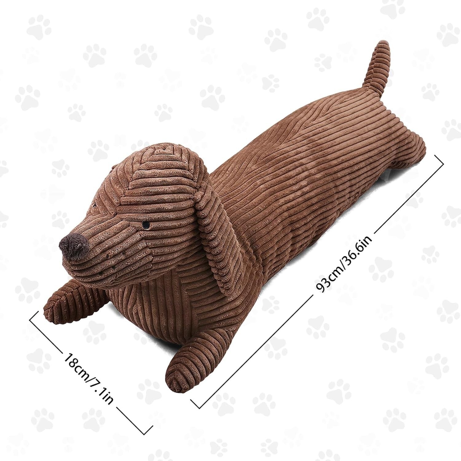 Cute 36-Inch Dachshund Stuffed Animal - Perfect Gift for Kids and Animal Lovers