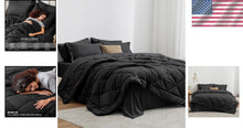 Load image into Gallery viewer, Complete 7-Piece California King Bedding Set - Soft, Lightweight, and Stylish