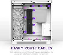 Load image into Gallery viewer, Elegant H9 Flow Mid-Tower PC Case with 360mm Radiator Support &amp; Cable Management