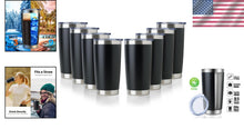 Load image into Gallery viewer, Durable 20oz Powder Coated Travel Tumblers - Insulated, 8 Pack Essentials