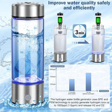 Load image into Gallery viewer, Rechargeable 420ml Hydrogen-Rich Water Bottle - Perfect for Travel &amp; Wellness