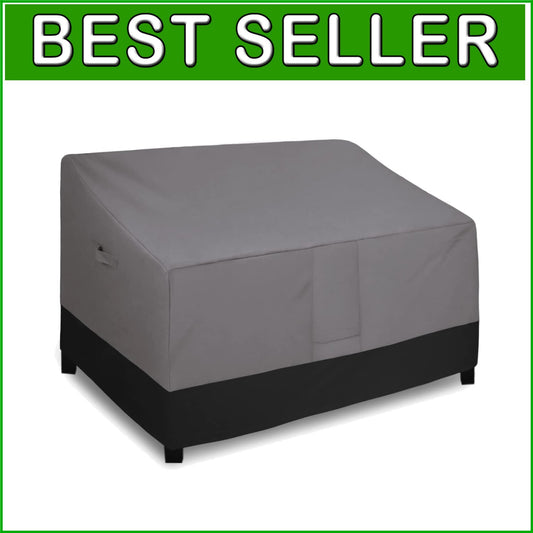 58 Inch Heavy Duty Waterproof Outdoor Couch Cover with Elastic Closure & Handles