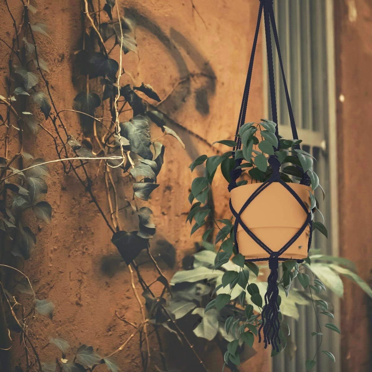 Durable 4mm Navy Macrame Craft Cord - 547yds for Wall Hangings and More