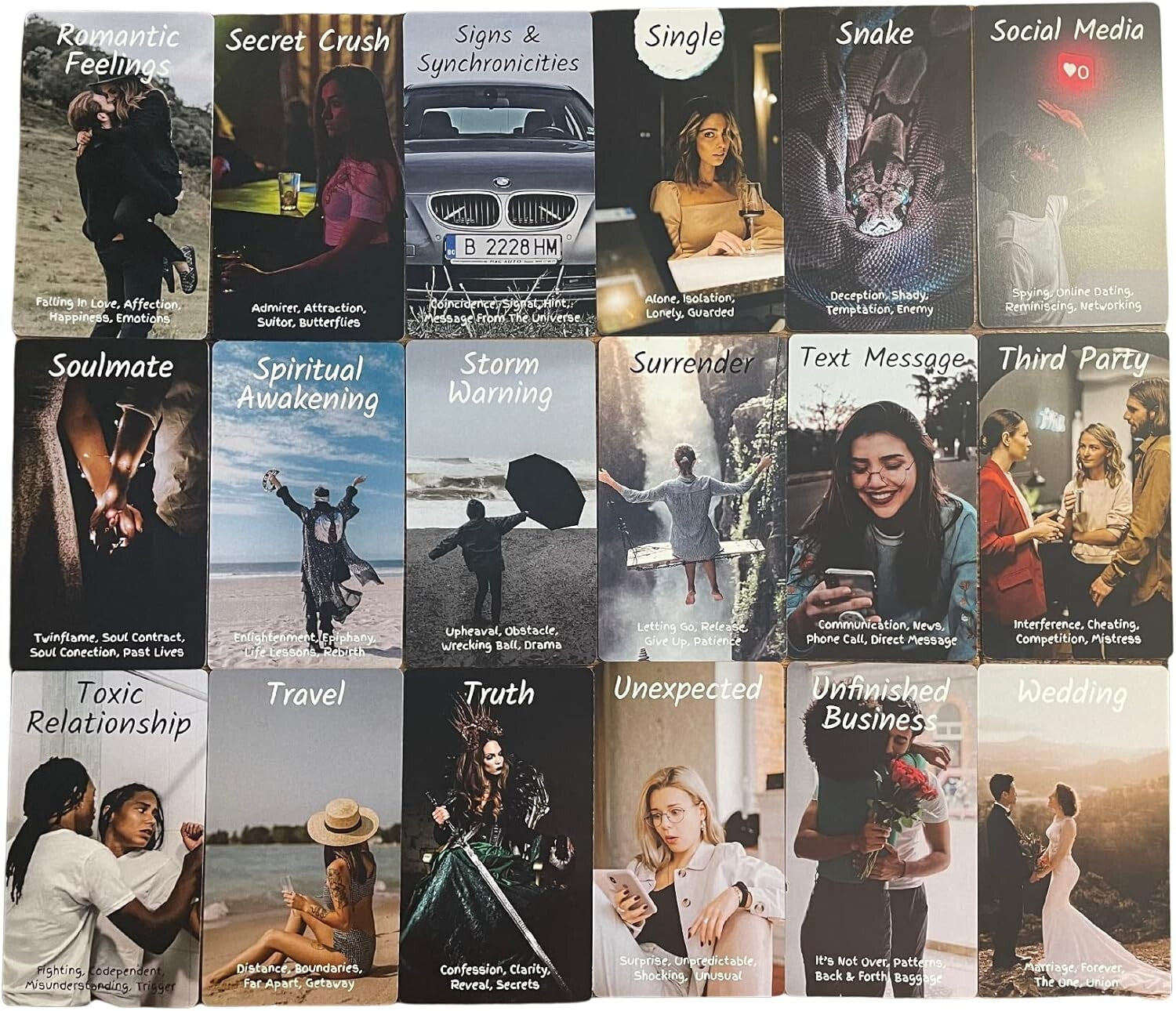 Versatile Love Oracle: 54-Card Collection for Self-Discovery in Relationships