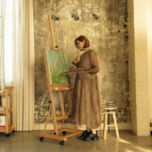 Load image into Gallery viewer, Adjustable H-Frame Easel with Tilt and Wheels - Ideal for Canvas Art up to 48"