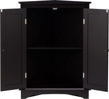 Load image into Gallery viewer, Stylish Freestanding Corner Storage Cabinet for Bathroom, Living Room, Bedroom