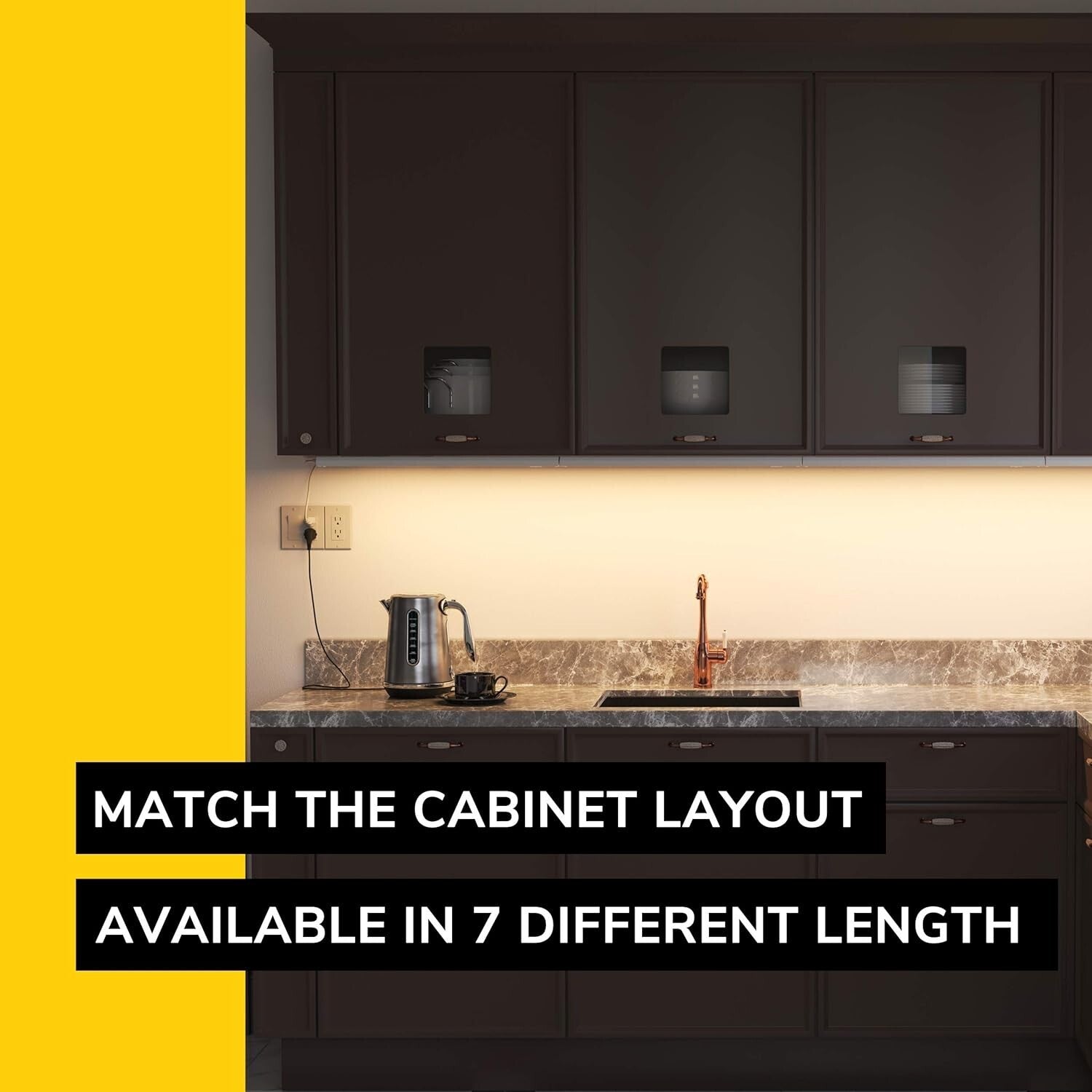 32-Inch Slim LED Under Cabinet Lighting - Dimmable, ETL Listed, Stylish Design