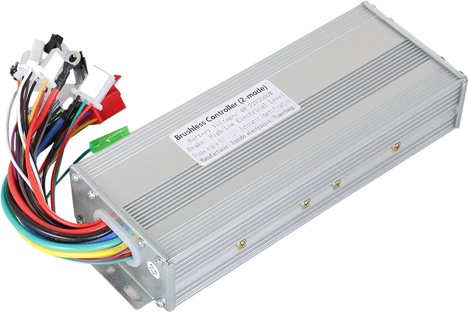High-Performance Brushless Motor Controller 48-72V 2000W for E-Bikes & Scooters