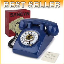 Load image into Gallery viewer, Nostalgic 1960s Rotary Phone with Adjustable Volume - Perfect Home Accessory