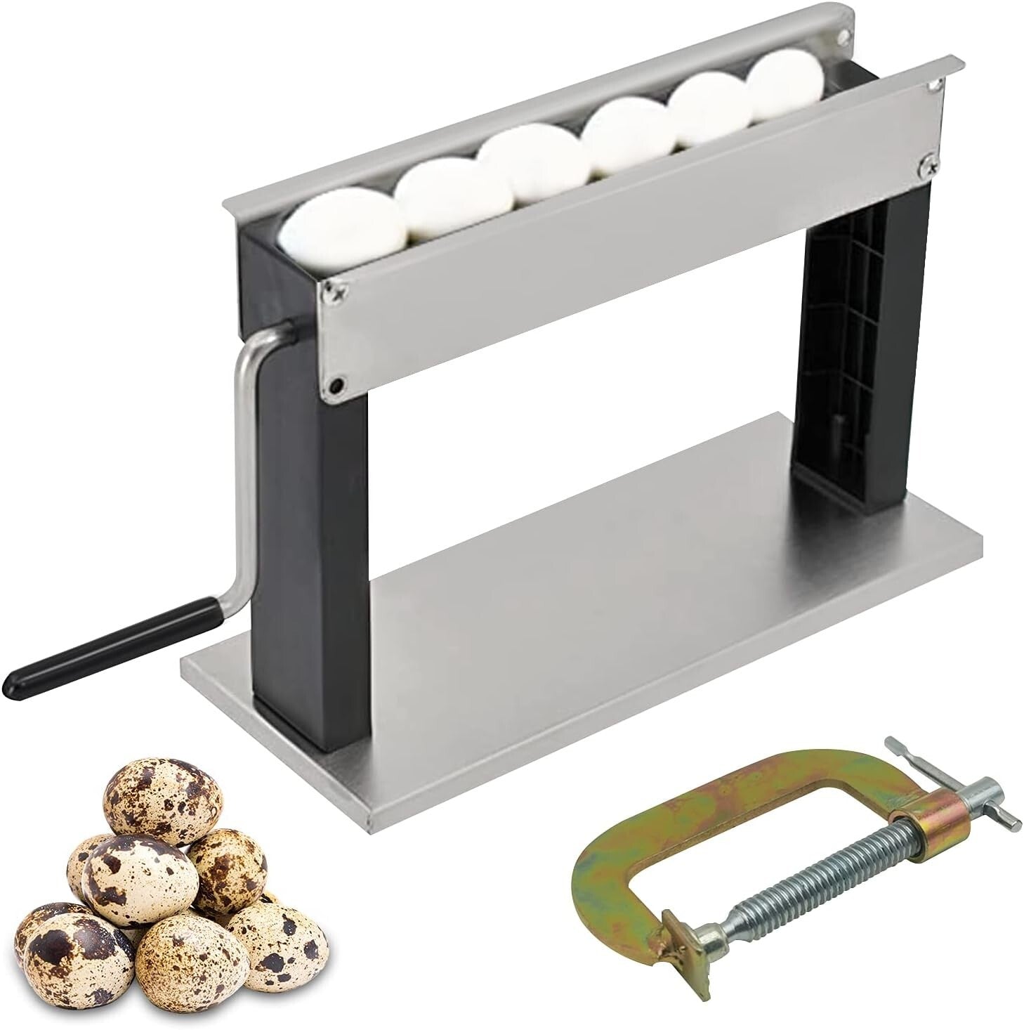 Quick and Easy Manual Quail Egg Peeler - Portable Egg Shelling Machine