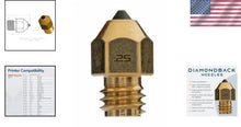 Load image into Gallery viewer, High-Performance 0.25mm Diamondback Nozzle – Reduce Clogging &amp; Enhance Adhesion
