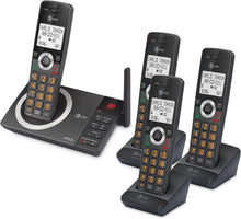 Load image into Gallery viewer, Long-Range 4-Handset Cordless Home Phone with Smart Call Blocker &amp; Speakerphone