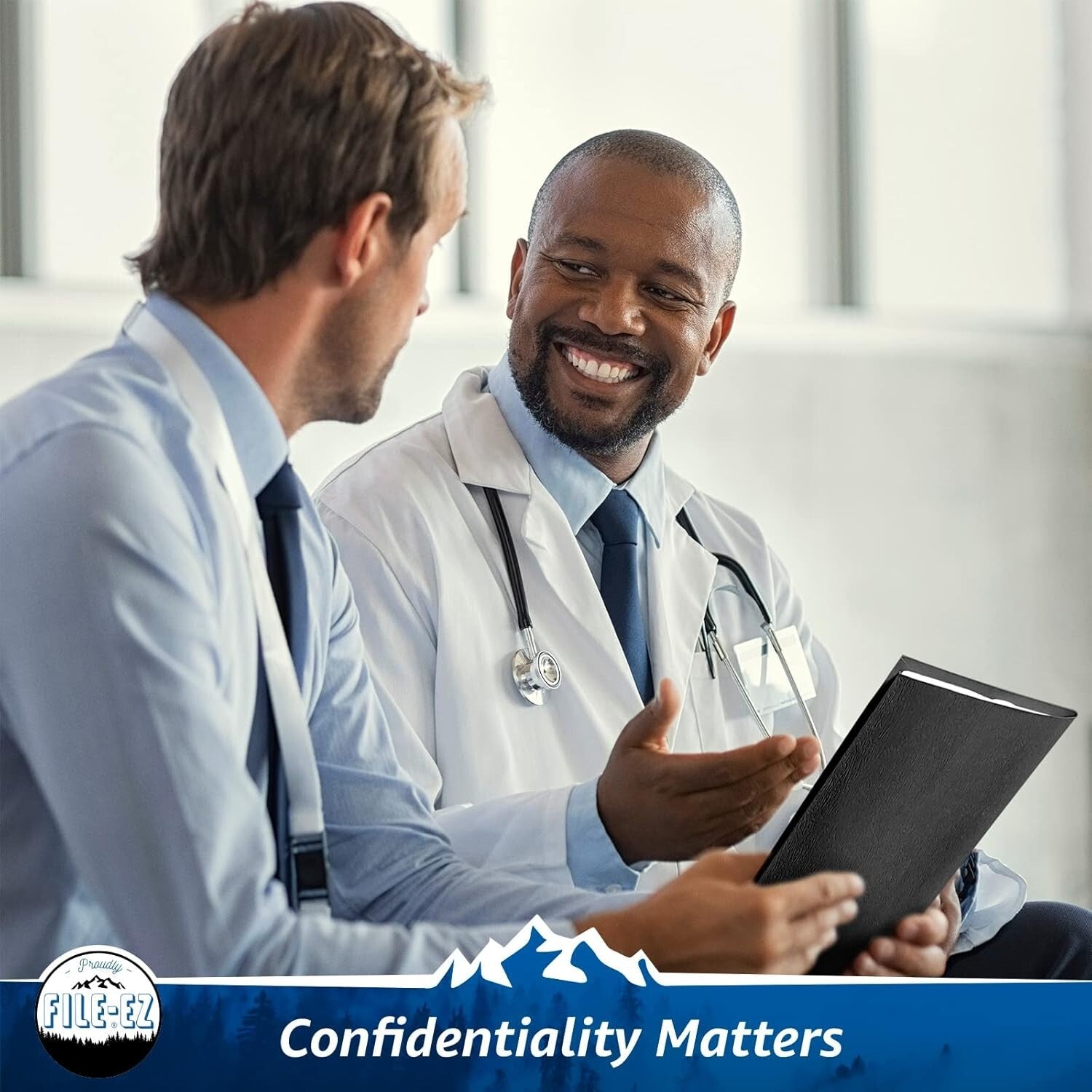 Durable Black Two-Pocket Folders - 125 Count, Perfect for School and Office Use