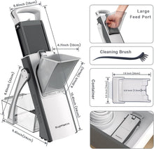 Load image into Gallery viewer, Professional Mandoline Slicer with Rust-Resistant Blade – Dishwasher Safe Design