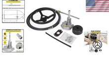 Load image into Gallery viewer, Durable 13.5" Rotary Steering System Kit - Rust-Resistant Marine Design