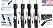 Load image into Gallery viewer, Long-Distance Green Beam Flashlights - 4 Pack Rechargeable for Outdoors/Office